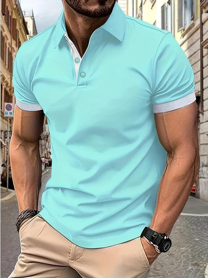 MADE GENTS | V-Neck Summer Polo | 50% Korting!