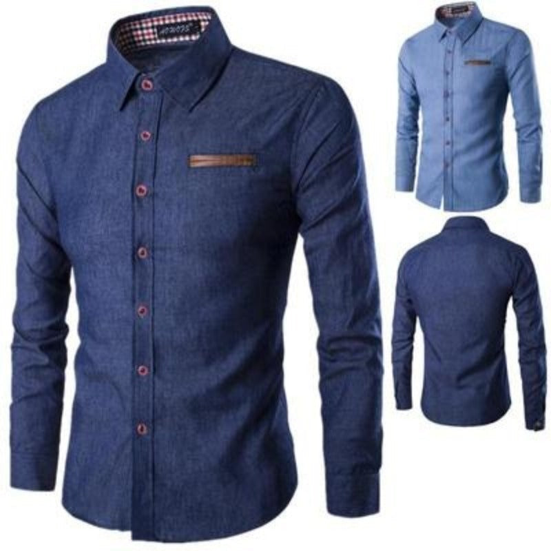 Made Gents | Denim Blouse | 50% Korting