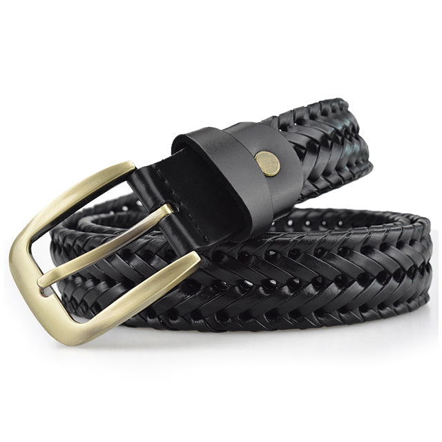 MANSOR | Braided Leren Riem